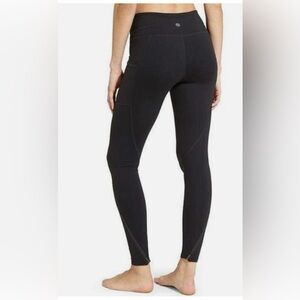 Athleta Women's Ankle Zip Black Leggings with Pockets